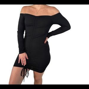Black Long Sleeve Bodycon Dress